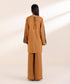 Women's Pret Lawn Brown Embroidered Boxy Shirt